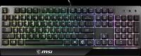 MSI GK30 SW - Gaming-Tastatur, USB, RGB, schwarz, DE