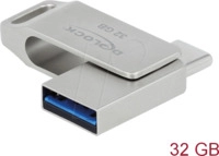 DELOCK 54074 - USB-Stick, USB 3.2, 32 GB, USB-C/USB-A