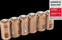 ANS 6XCR123A - Lithium Batterie, CR123A, 1500 mAh, 6er-Pack