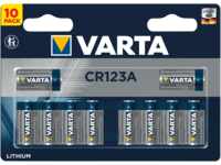 VARTA CR 123A SP - Lithium Batterie, CR123A, 1430 mAh, 10er-Pack