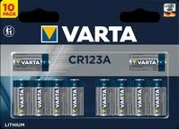 VARTA CR 123A SP - Lithium Batterie, CR123A, 1430 mAh, 10er-Pack