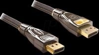 DELOCK 82770 - DisplayPort Kabel, DisplayPort 1.2 Stecker, 1 m, schwarz