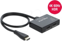 DELOCK 87747 - HDMI Splitter, HDMI St. auf 2x HDMI Bu., 4K 60 Hz