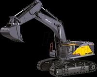 AMEWI 22431 - RC Bagger, Raupenbagger, Schaufel aus Metall, 2,4 GHz, 1:14, RTR