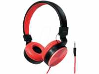LOGILINK HS0049R - Over-Ear Kopfhörer, 95db, faltbar, rot