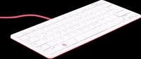 RPI KEYBRD DE RW - Raspberry Pi - Tastatur, DE, rot/wei&szlig;