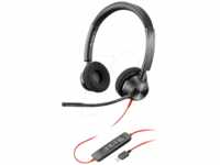POLY BW 3320 A - Headset, USB, Stereo, Blackwire 3320