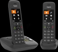 GIGASET C575ADSW - DECT Telefon, 2 Mobilteile, Anrufbeantworter, schwarz