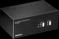 TRN TK-240DP - 2-Port Dual Monitor DisplayPort KVM Switch