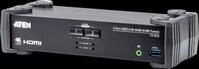 ATEN CS1822 - 2-Port KVM Switch, USB, HDMI, Audio