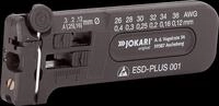 JOK 40 027 - Abisolierwerkzeug, ESD-Plus 001, 102 mm, 0,12-0,40 mm &Oslash;