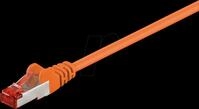 GOOBAY 95526 - Cat.6 S/FTP PiMF Patchkabel, CCA, orange, 7,5 m