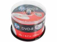 HP DME00025WIP - DVD-R 4.7GB/120Min, 50-er Cakebox, bedruckbar
