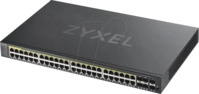 ZYXEL GS192048HP - Switch, 50-Port, Gigabit Ethernet, RJ45/SFP, SFP, PoE