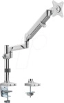 LOGILINK BP0087 - Monitor Halter, 1 Display, 17'' - 32'', 553 mm, Tischmontage, Silb