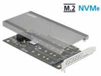 DELOCK 89044 - PCIe x16 > 4x intern NVMe M.2 Key M
