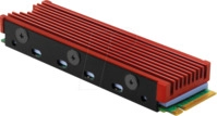 AXG CLR-M2 - K&uuml;hlk&ouml;rper f&uuml;r M.2 SSD 2280 rot