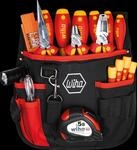 WIHA 44574 - Werkzeugsatz, G&uuml;rteltasche, Elektriker, 18-teilig