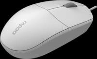 RAPOO N100 WS - Maus (Mouse), Kabel, USB, wei&szlig;