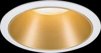 PLM 93405 - Einbauleuchte LED Cole, 1 x 6,5 W, 2700 K, wei&szlig;/gold matt