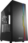 SHARK RGB SLI SW - Sharkoon RGB Slider Black ATX Geh&auml;use