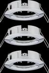 PLM 92482 - Einbaurahmen f&uuml;r Einbaustrahler, max. 3x10 W, rund, chrom