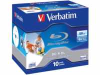 VERBATIM 43736 - BD-R DL, 50GB, bedruckbar, 10er Pack