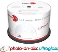 PRIM 2761109 - CD-R 700MB/80min 52x, 50-er Cakebox, wasserfest