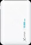 XLAYER 217285 - Powerbank, Micro, Li-Po, 10000 mAh, USB-C, wei&szlig;