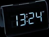 TFA 60254302 - Funk-Wecker, schwarz, wei&szlig;e LED Anzeige