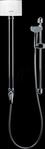 CLAGE MBX 6 - CLAGE Durchlauferhitzer + Duschkopf, 3,3 l/min, druckfest