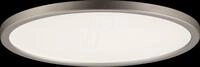 PLM 92946 - LED-Einbaupanel Areo, 12 W, 3000 K, rund, nickel
