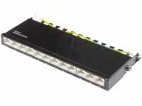 GC N0121 - Patchpanel, 12-Port, Cat.6a, 0,5 HE