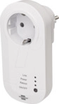 BRE 1294840 - Schaltbare WLAN-Steckdose mit Funk-Sender, 433 MHz