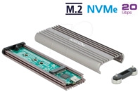 DELOCK 42001 - Externes M.2 NVMe SSD Geh&auml;use, Metall, USB 3.2