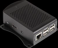 RPI CASE ALU BK4 - Geh&auml;use f&uuml;r Raspberry Pi 3, Alu, schwarz