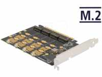 DELOCK 89017 - Konverter PCIe x16 Karte > 4 x M.2 Key M Bifurcation