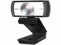 LOGILINK UA0377 - Webcam, 120°, Dual-Mikrofon, manueller Fokus, Full HD