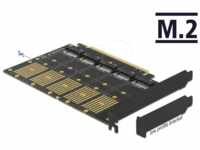 DELOCK 90435 - PCIe x16 > 5 x M.2 Key B / SATA