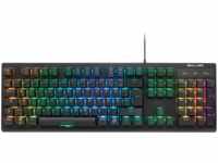 SHARK SGK30BLUE - Gaming-Tastatur, USB, RGB, Huano Blue, DE