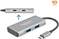 DELOCK 63260 - USB 3.1 Hub, 4 Port, USB-C zu 2x USB-A, 2x USB-C