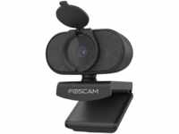FOSCAM W41 SW - Webcam, Full HD, 84°-Weitwinkel, schwarz