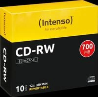CD-RW 8010 INT-S - CD-RW 700MB/80min, 10er Slim Case