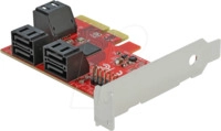 DELOCK 89042 - PCIe x4 > 6x SATA