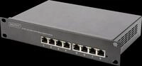 DIGITUS DN-95331 - Switch, 8-Port, Gigabit Ethernet, PoE+