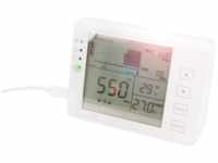 LOGILINK SC0115 - CO2-Messgerät mit Ampel, Temperatur- & Luftfeuchtigkeitsanzeige