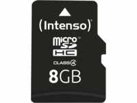 INTENSO MSDHC8G - MicroSDHC-Speicherkarte 8GB, Intenso