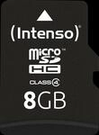 INTENSO MSDHC8G - MicroSDHC-Speicherkarte 8GB, Intenso
