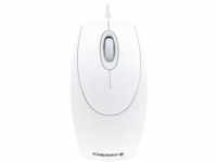 CHERRY M5400-0 - Maus (Mouse), Kabel, PS/2 + USB, weiß
