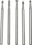 PROXXON 28710 - Fr&auml;sstiftset, 2,3 mm, 5-teilig